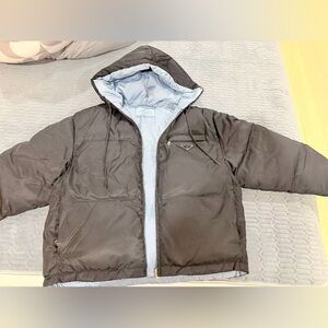 Black Hooded Puffer Jacket - Unbranded